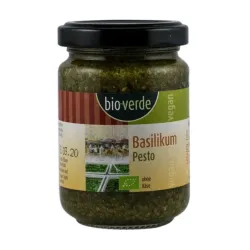 Sos pesto bio cu busuioc, 125ml Bio Verde