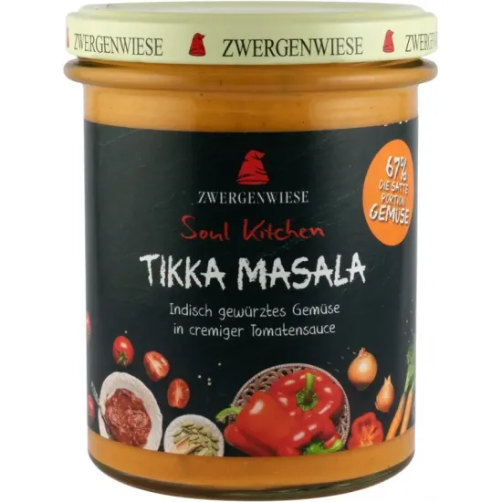 Soul Kitchen Tikka Masala bio reteta indiana, 370g Zwergenwiese