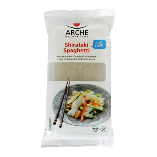 Spaghette Shirataki pe baza de konjac, bio, 150g Arche