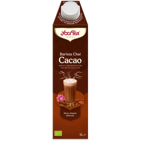 Specialitate concentrata bio de ceai Barista Chai cu cacao, 1000ml Yogi Tea