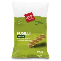 Spirale din grau dur integral eco 500g (GreenOrganics)