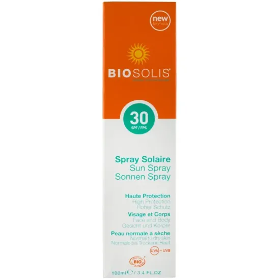 Spray de soare cu protectie solara, SPF 30+, 100ml Biosolis