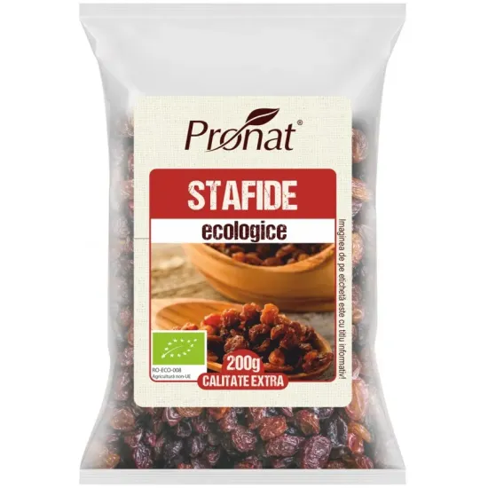 Stafide bio, 200g Pronat