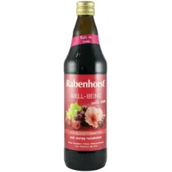 Stare de bine Suc din fructe cu flori de hibiscus si fier, 750ml Rabenhorst