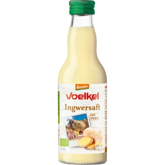 Suc bio de ghimbir 97%, 200ml Voelkel