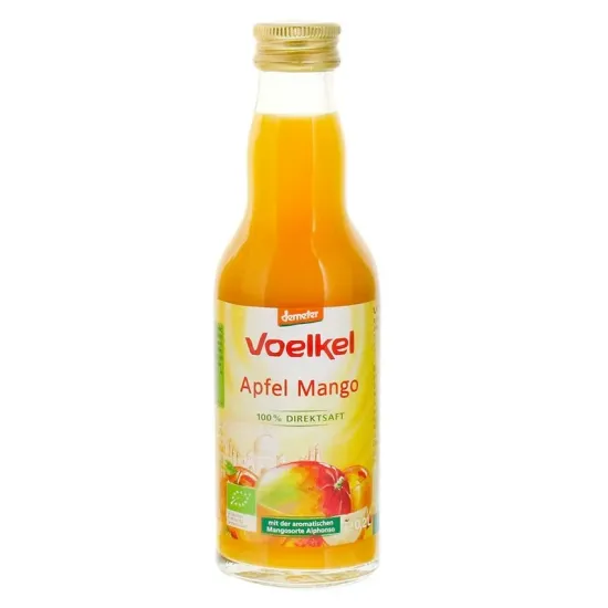 Suc bio de mere si mango, 200ml Voelkel