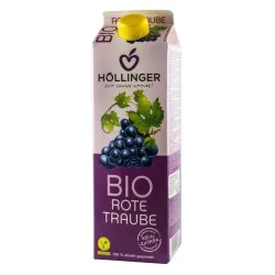 Suc bio de struguri rosii, 1000ml Hollinger
