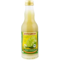 Suc bio din lamaie verde (lime) nefiltrat, 200ml Beutelsbacher