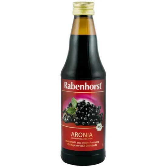 Suc bio pur de aronia, 330ml Rabenhorst