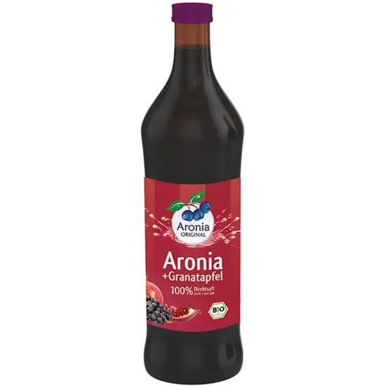 Suc bio pur de aronia cu rodie 700ml Aronia Original