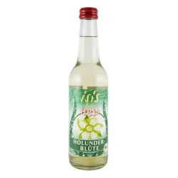 Suc carbogazos bio din flori de soc, 330ml Isis