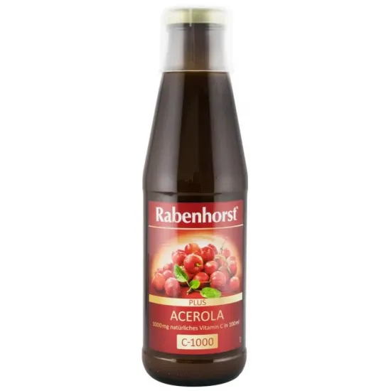 Suc pur Acerola plus C1000, 450ml Rabenhorst