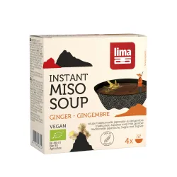 Supa Miso Instant Cu Ghimbir Eco 4X15G  Lima Supa Miso Instant Cu Ghimbir Eco 4X15G  Lima