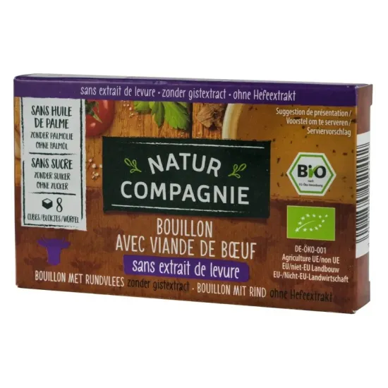 Supa bio cu carne de vita, 80g Natur Compagnie