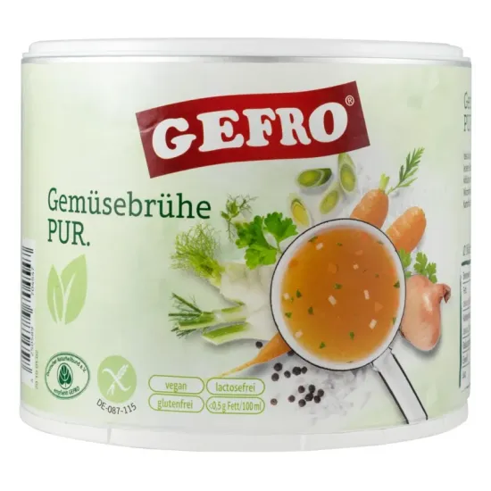 Supa de legume PUR, 300g Gefro