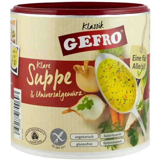 Supa de legume si condiment universal, 450g Gefro