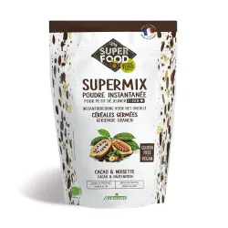 Supermix pentru micul dejun cu alune de padure si cacao bio 350g Germline Supermix pentru micul dejun cu alune de padure si cacao bio 350g Germline