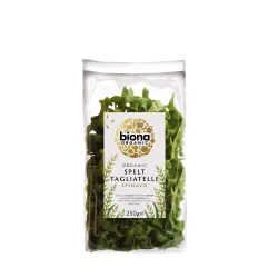 Tagliatelle din spelta cu spanac eco 250g Biona Tagliatelle din spelta cu spanac eco 250g Biona