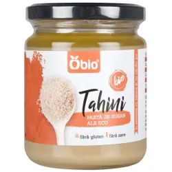 Tahini pasta din susan alb eco 250g Obio Tahini pasta din susan alb eco 250g Obio