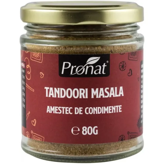 Tandoori Masala, Amestec de condimente, 80g Pronat