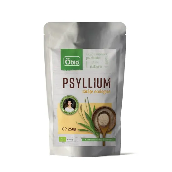 Tarate de psyllium raw eco 250g Obio