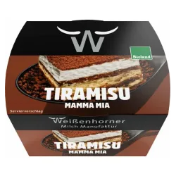 Tiramisu bio Mama mia, 100g Weisenhorner Milch Manufaktur