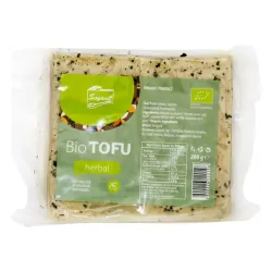Tofu bio cu verdeturi, 200g Soyavit
