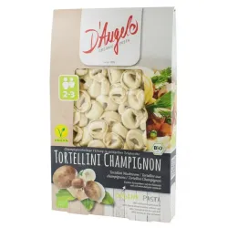 Tortellini bio cu ciuperci champignon, 250g D'angelo Pasta