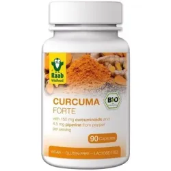 Turmeric (curcuma) FORTE bio 500mg, 90cps RAAB Turmeric (curcuma) FORTE bio 500mg, 90cps RAAB