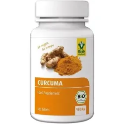 Turmeric (curcuma) bio 300mg, 300 tablete vegane RAAB Turmeric (curcuma) bio 300mg, 300 tablete vegane RAAB