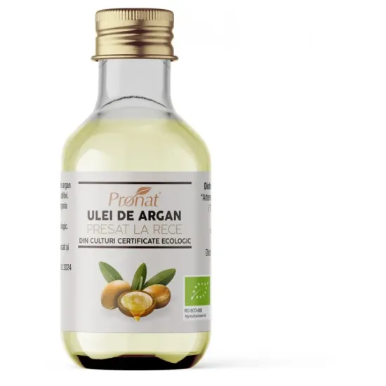 Ulei bio de argan presat la rece, 30ml Pronat