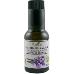 Ulei bio de lavanda, macerat la rece, 100ml Pronat Ulei bio de lavanda, macerat la rece, 100ml Pronat
