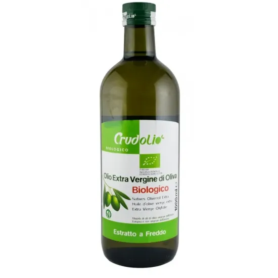 Ulei bio de masline extravirgin, 1000ml Crudolio