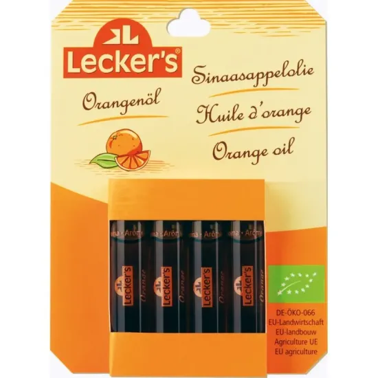 Ulei bio de portocale 4x2ml Lecker's