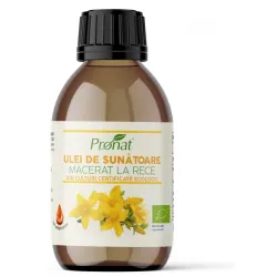 Ulei bio de sunatoare macerat la rece, 100ml Pronat