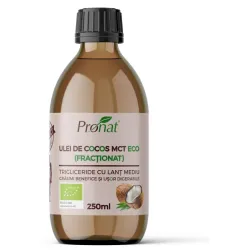 Ulei de cocos MCT bio 250ml Pronat Ulei de cocos MCT bio 250ml Pronat
