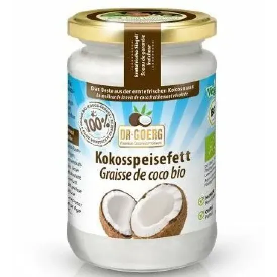 Ulei de cocos Premium dezodorizat pt. gatit bio 200ml Dr. Goerg