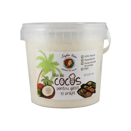 Ulei de cocos pentru gatit, RBD 1000ml Pronat