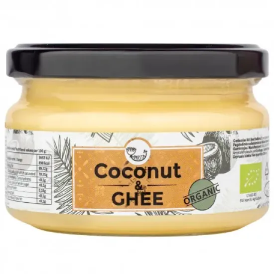 Ulei de cocos si unt ghee bio 200ml Amrita