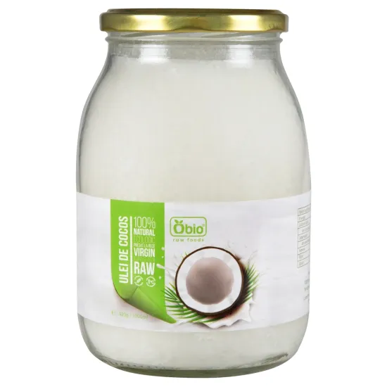 Ulei de cocos virgin raw bio 1000ml OBIO