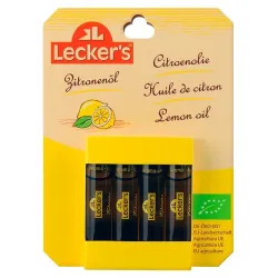 Ulei de lamaie bio, 4x2ml Lecker's