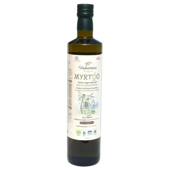 Ulei de masline extravirgin Myrtoo bio 750ml Stamatakos