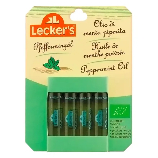 Ulei de menta bio, 4x2ml Lecker's