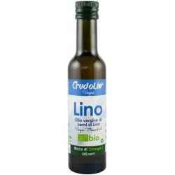 Ulei din seminte de in bio, 250ml Crudolio Ulei din seminte de in bio, 250ml Crudolio