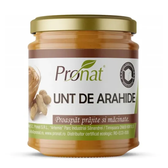 Unt de arahide, 190g / 200ml Pronat