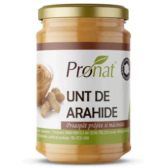 Unt de arahide, 300g Pronat