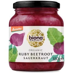 Varza murata cu sfecla rosie bio 350g Biona Varza murata cu sfecla rosie bio 350g Biona