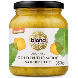 Varza murata cu turmeric bio 350g Biona Varza murata cu turmeric bio 350g Biona