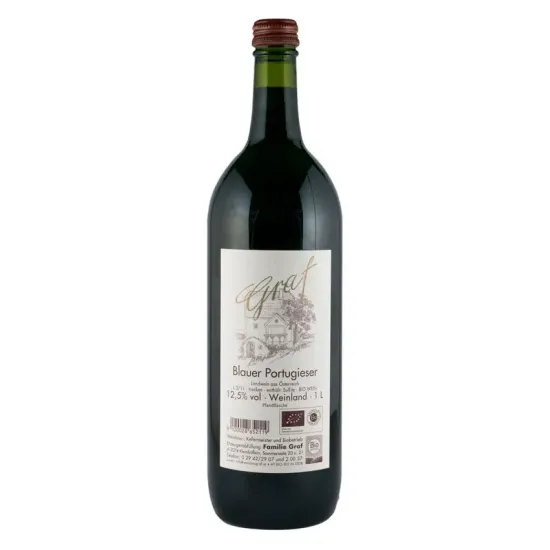 Vin rosu bio Blauer Portugieser, 1000ml Graf