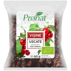 Visine bio uscate, fara samburi, 60g Pronat Visine bio uscate, fara samburi, 60g Pronat
